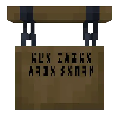 Hanging sign